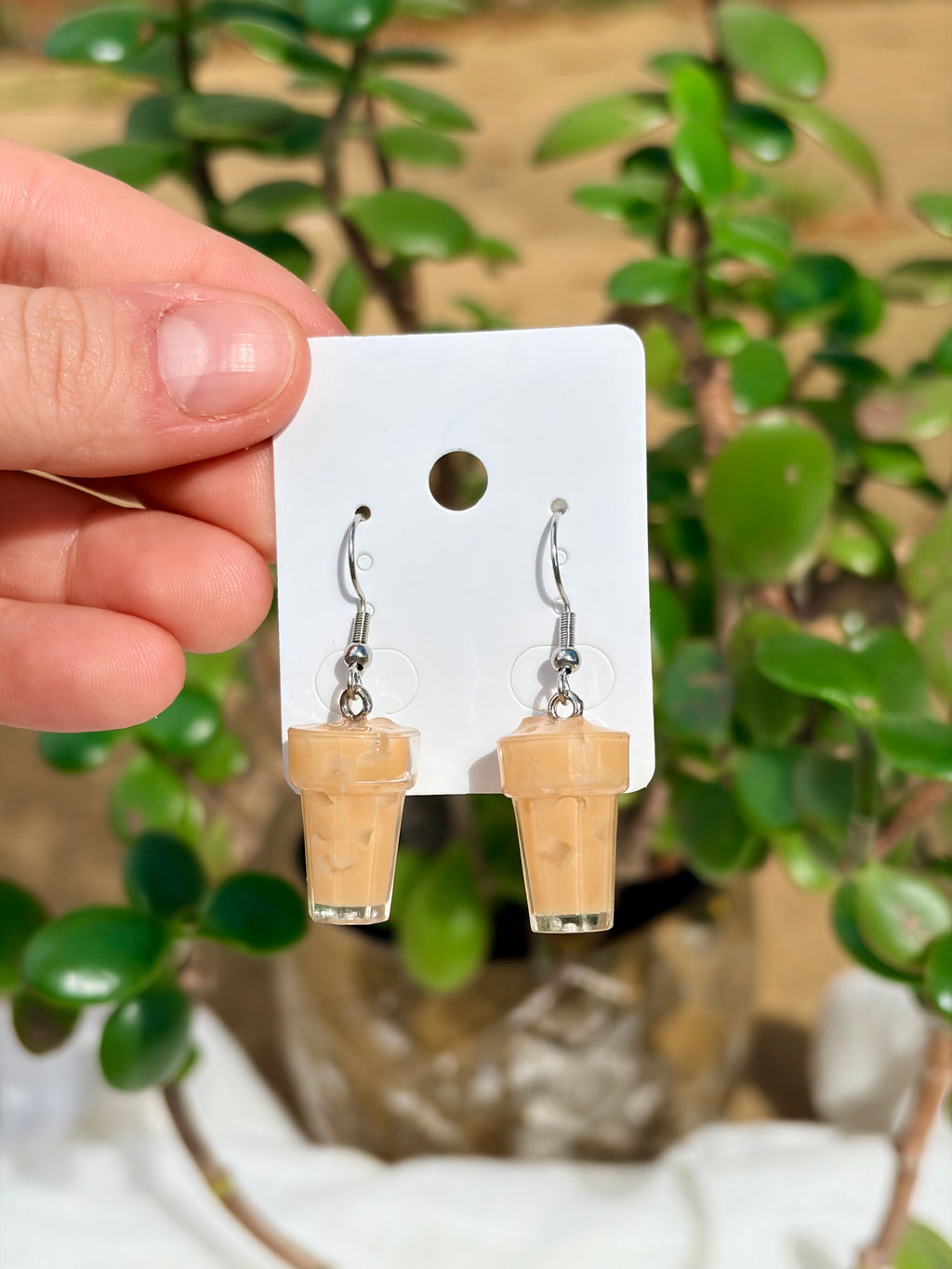 Iced Coffee Earrings