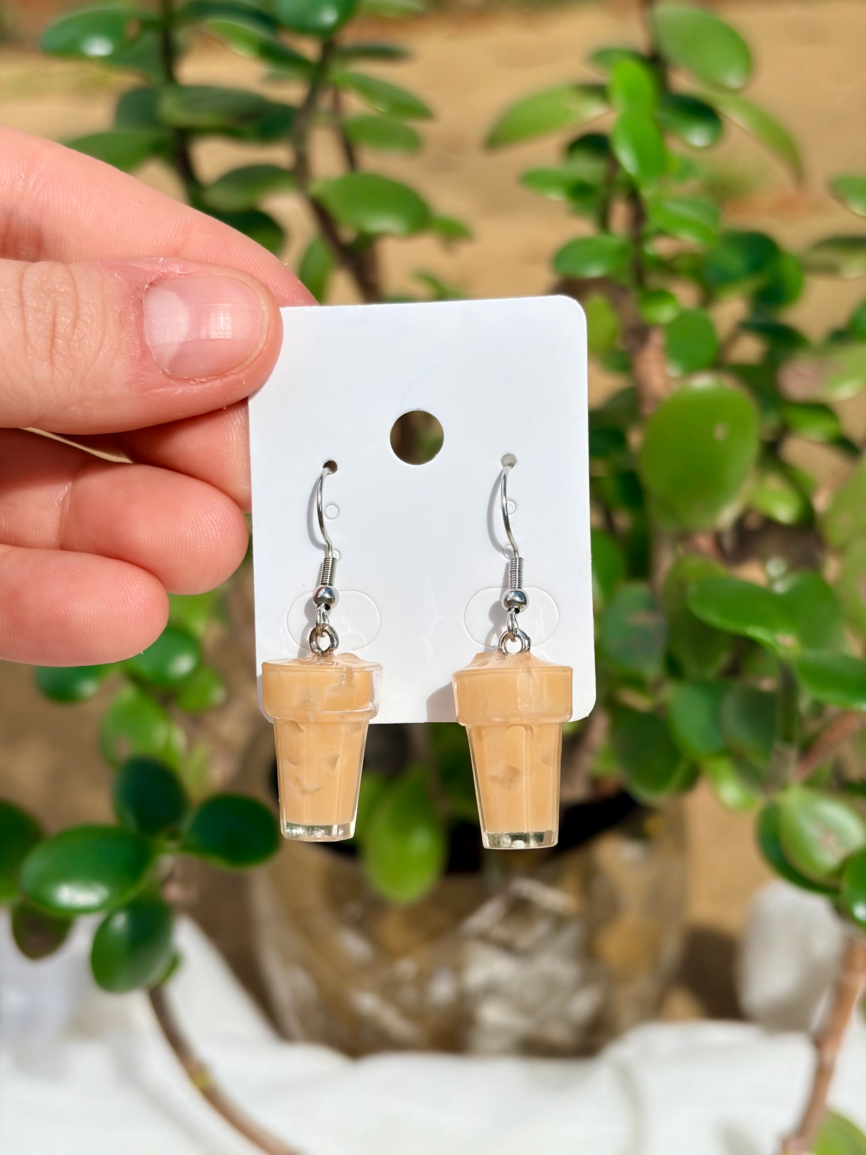 Iced Coffee Earrings