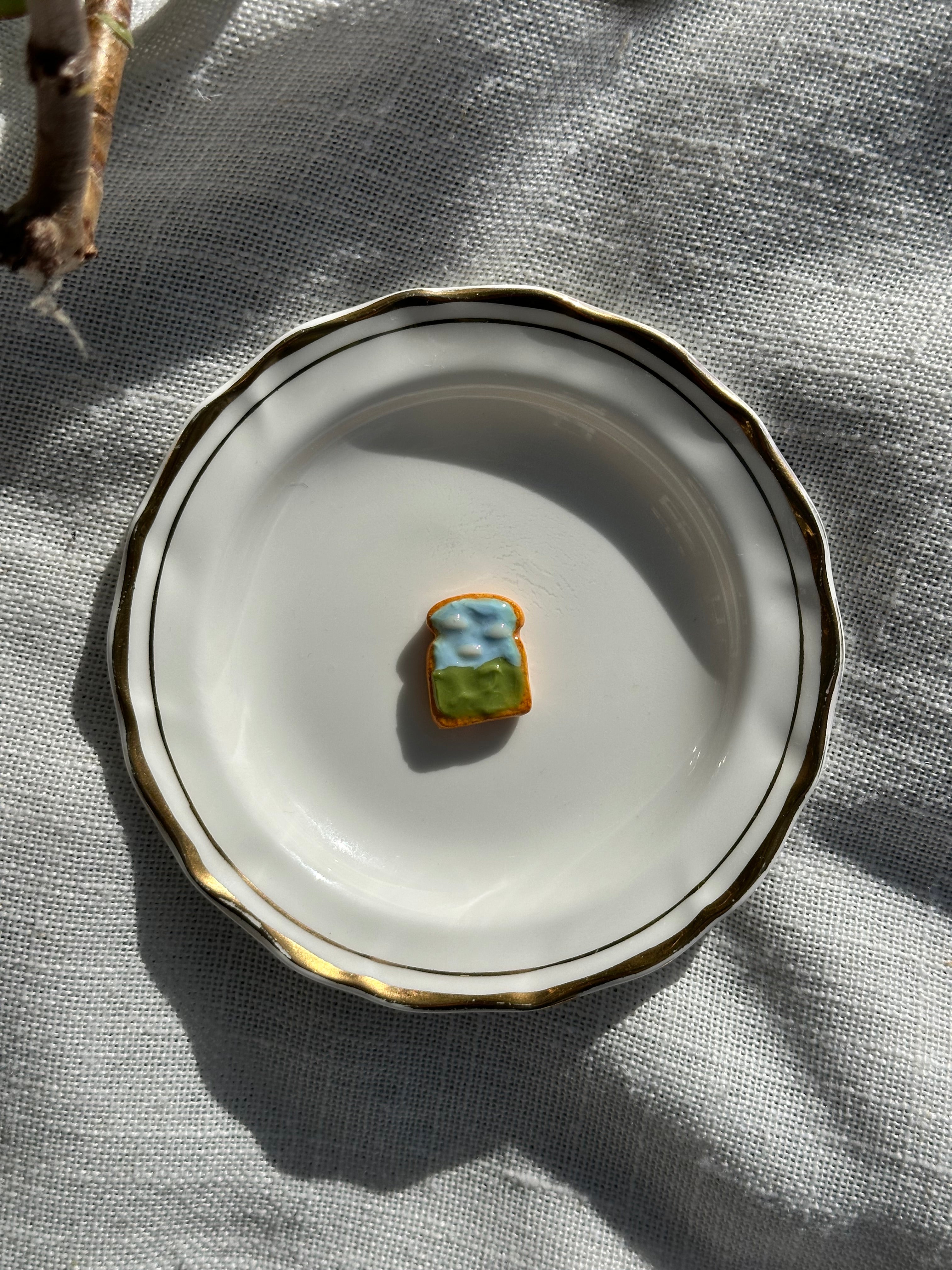 Matcha Cloud Toast Magnet