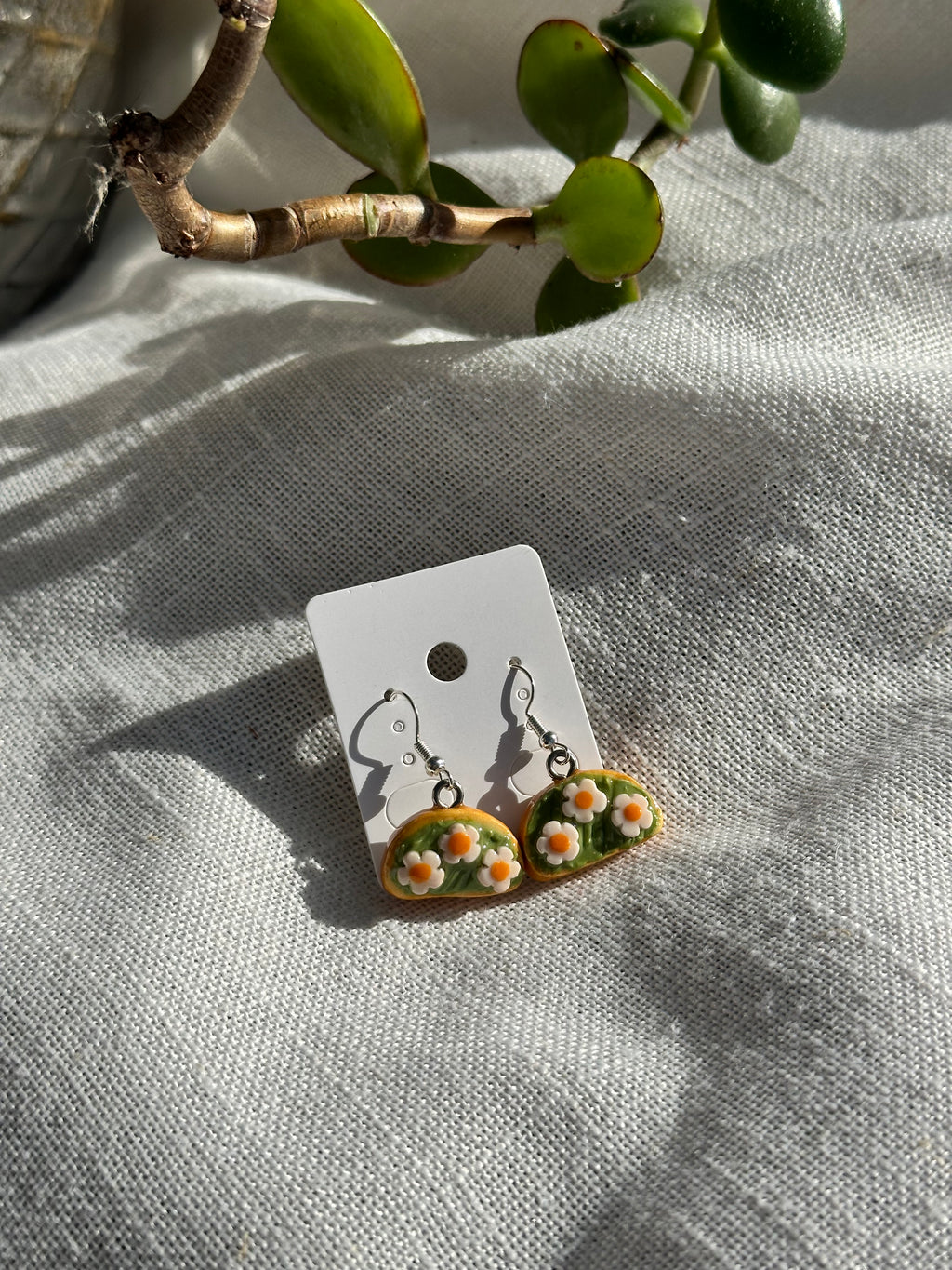 Avocado & Egg on Toast Earrings