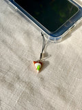 Mozzarella & Basil Pizza Phone Charm
