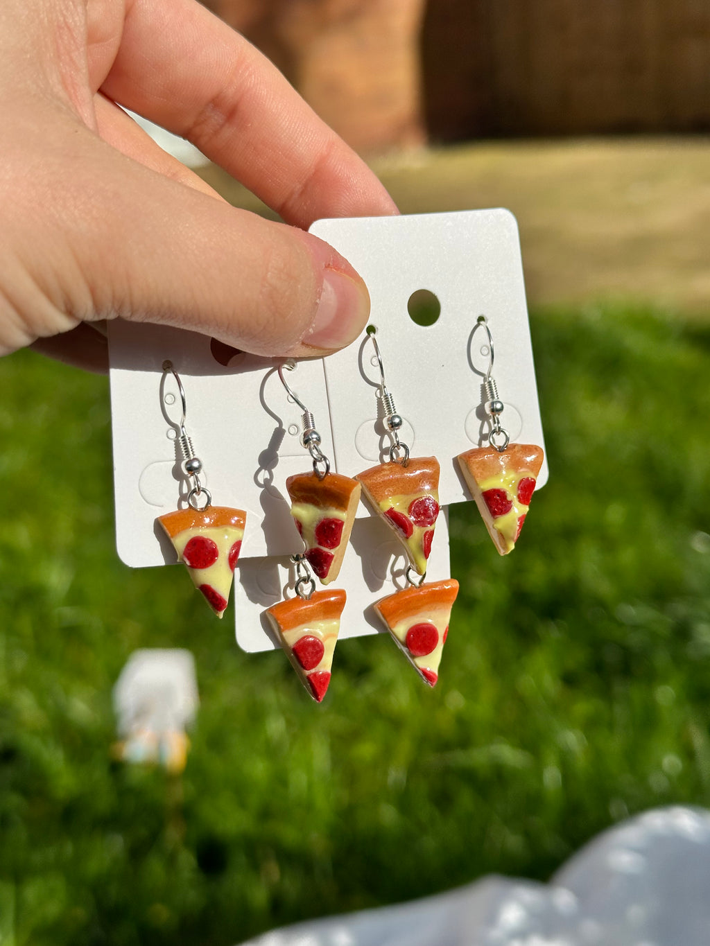 Pepperoni Pizza Earrings