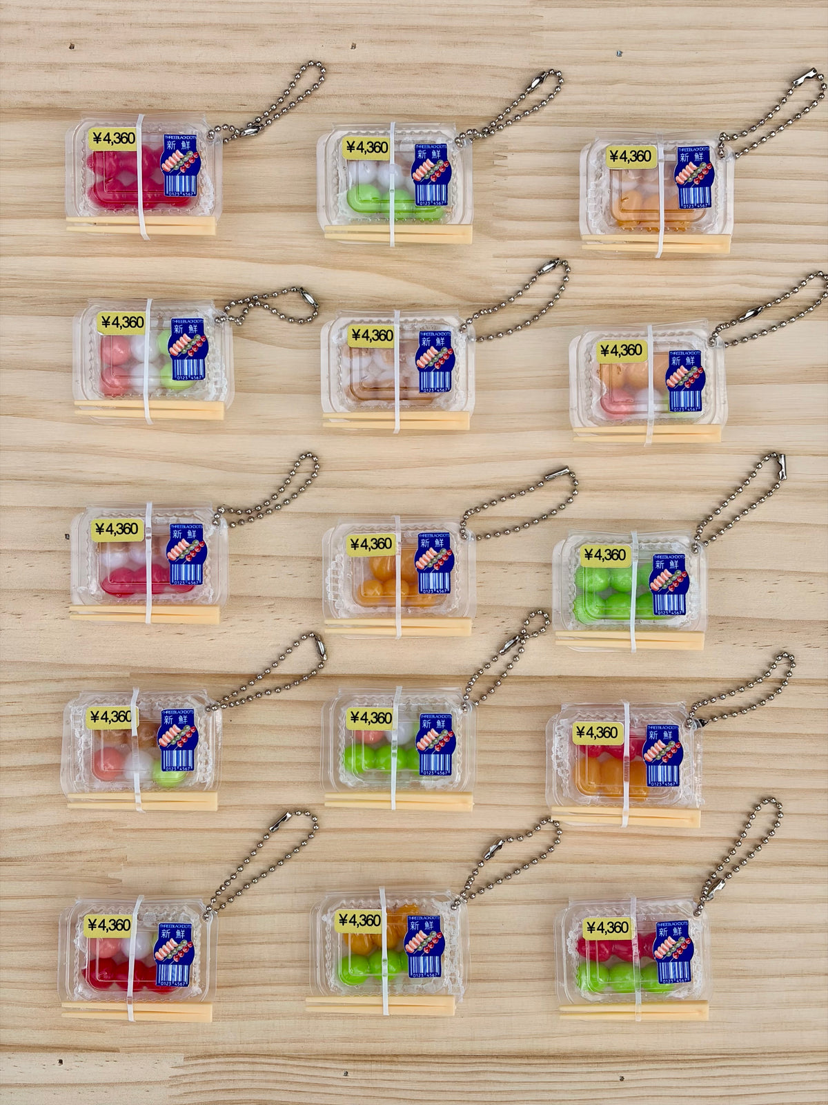Dango & Tanghulu Customisable Keychain