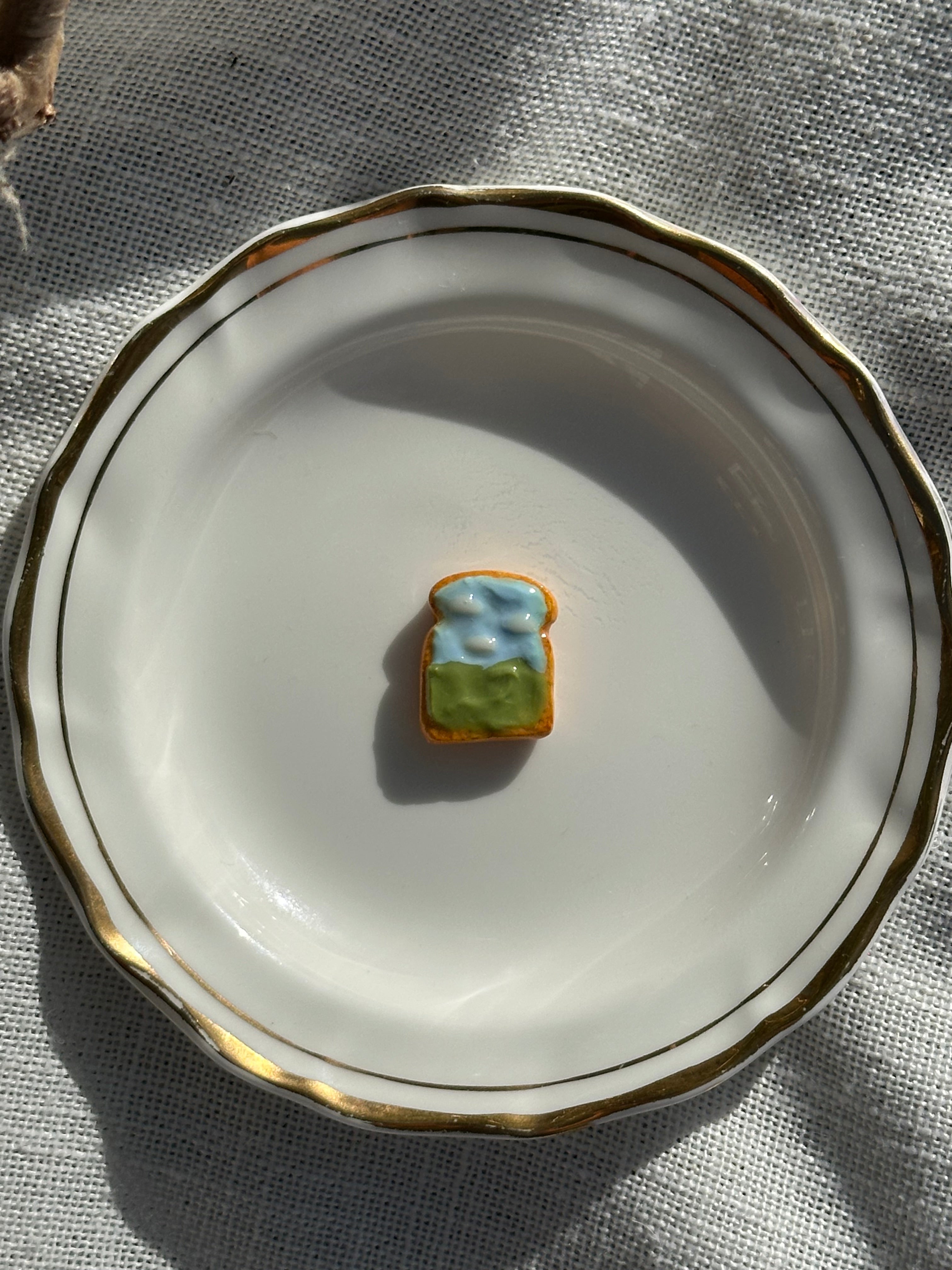 Matcha Cloud Toast Magnet