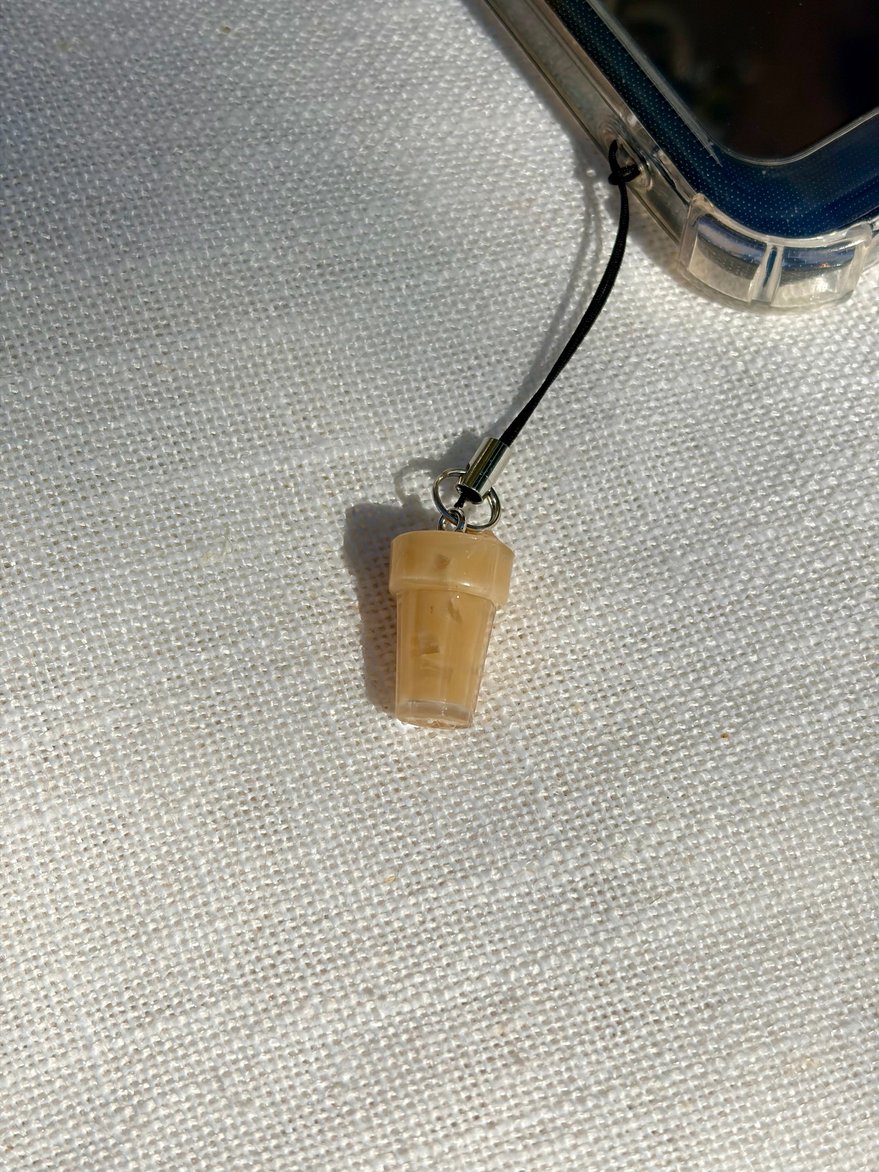 Iced Coffee Phone Charm