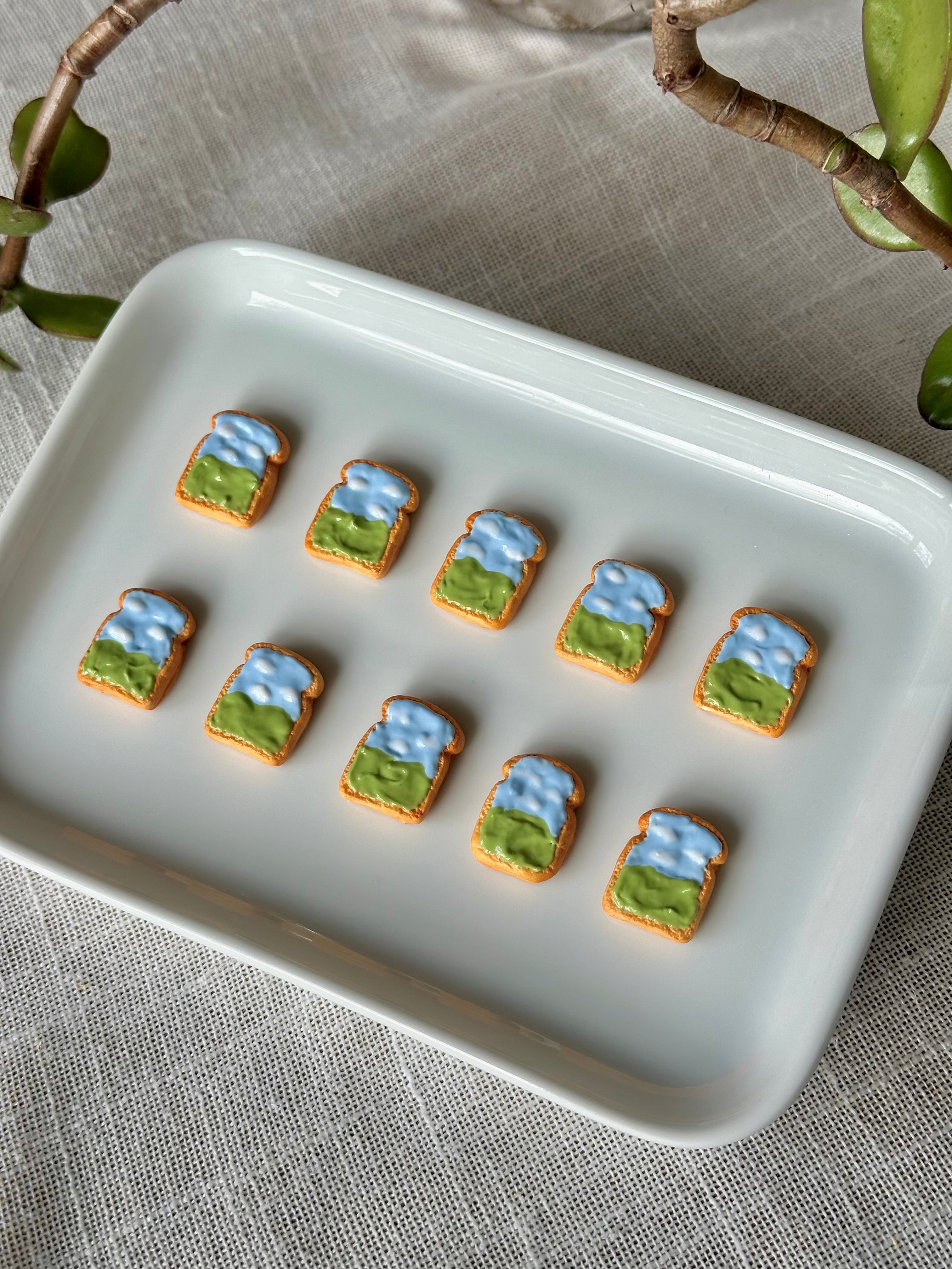 Matcha Cloud Toast Phone Charm