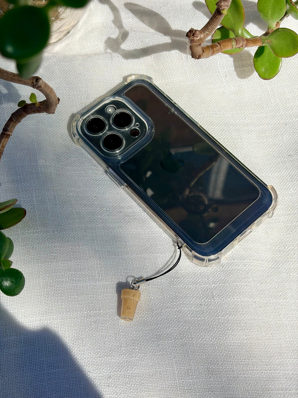 Iced Coffee Phone Charm