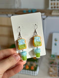Landscape Toast + Landscape Matcha Earrings