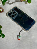 Strawberry Matcha Latte Phone Charm