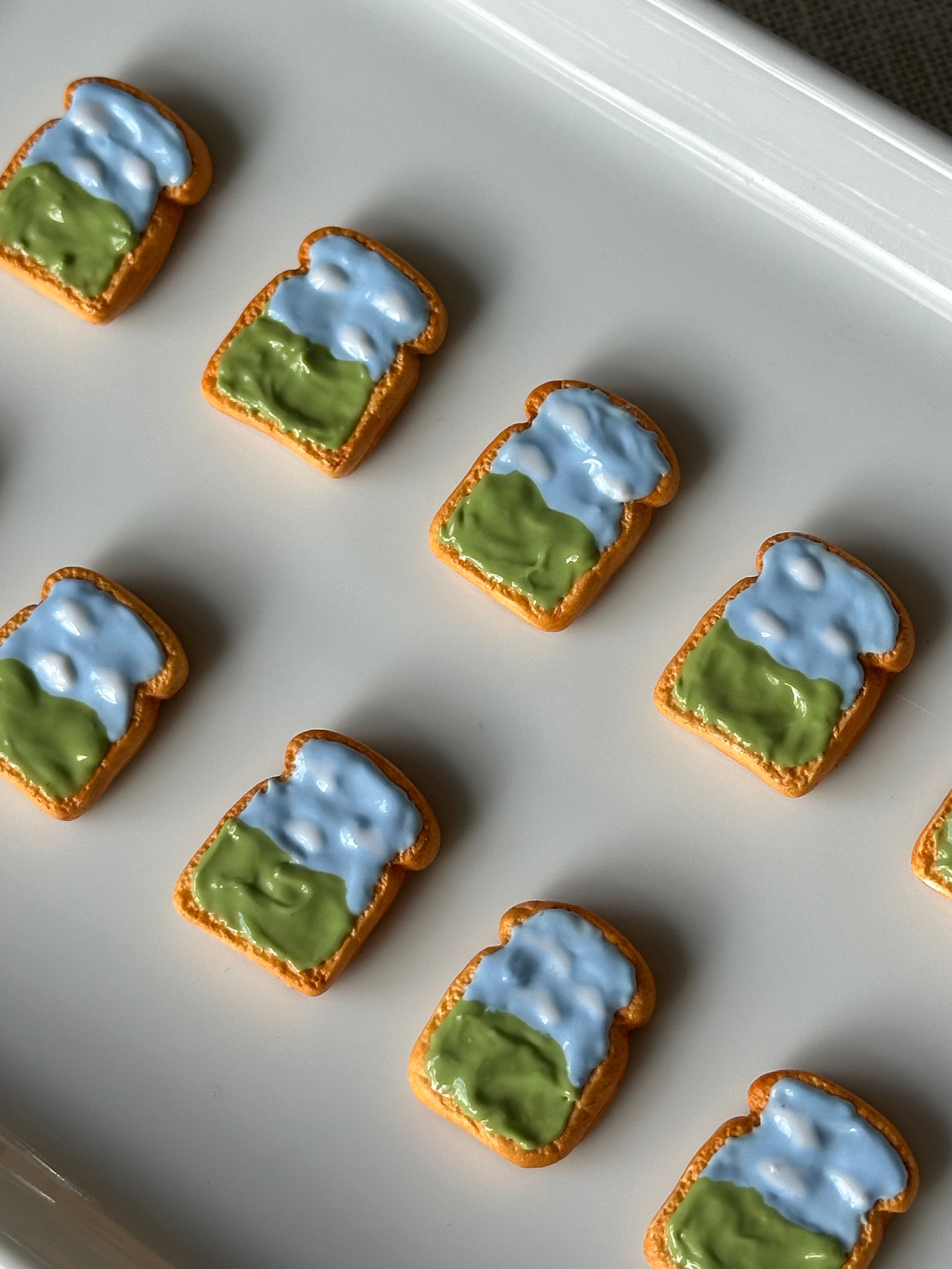 Matcha Cloud Toast Phone Charm