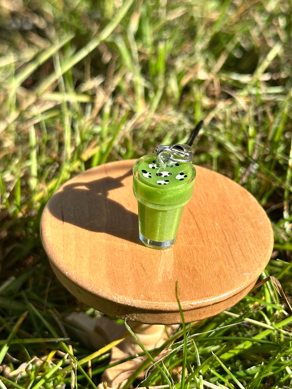 Sheep Matcha Latte Phone Charm