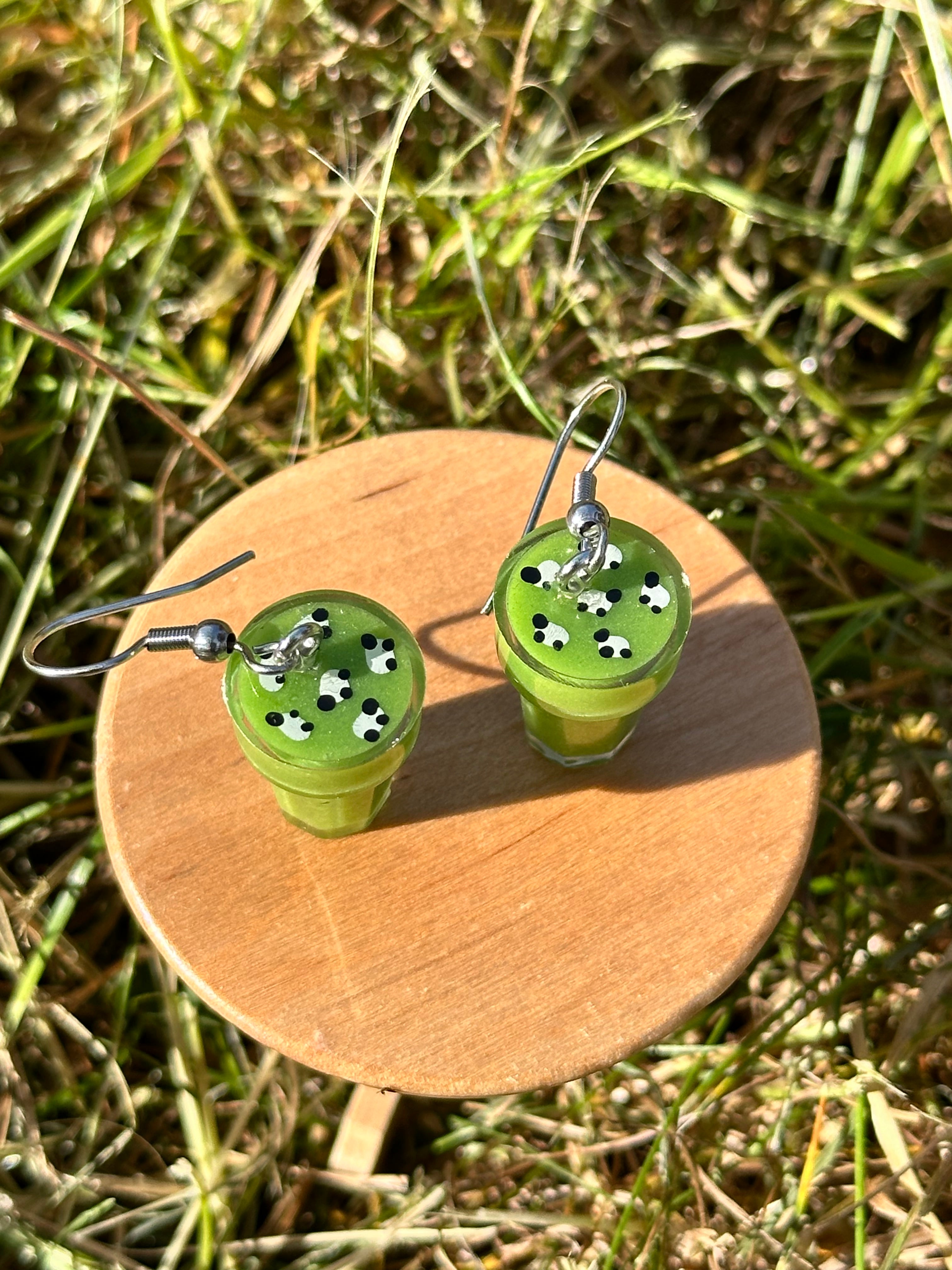 Sheep Matcha Latte Earrings