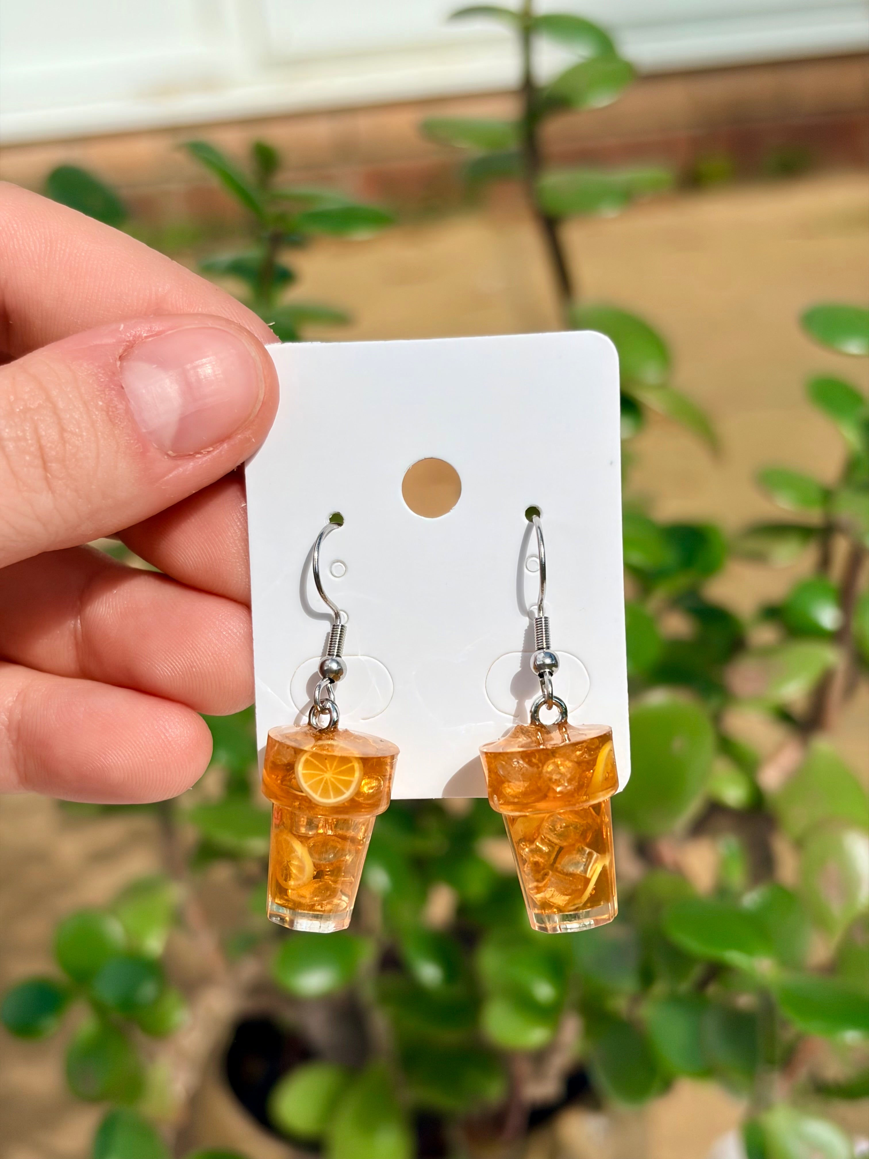 Lemon Ice Tea Earrings