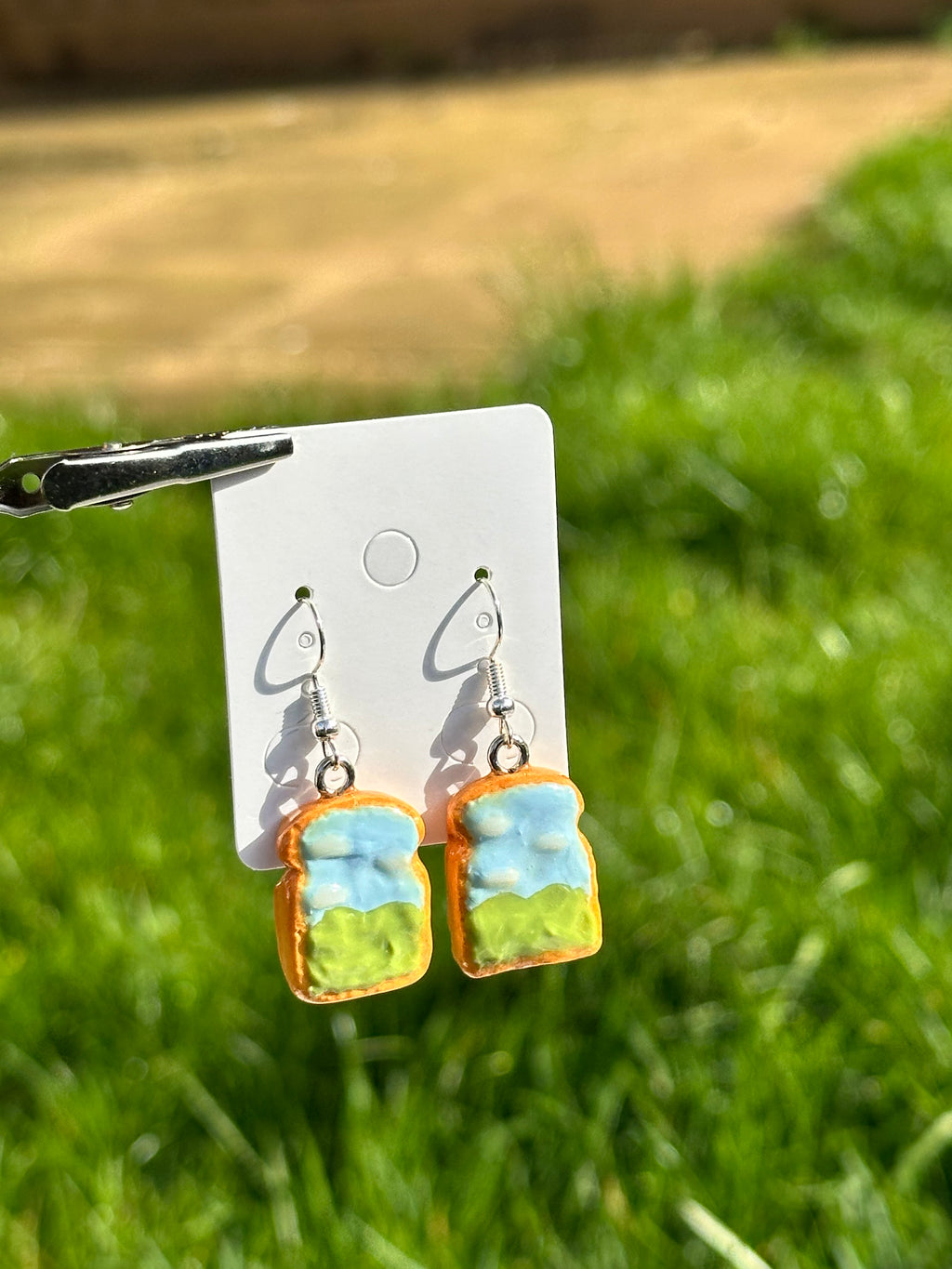 Matcha Cloud Toast Earrings