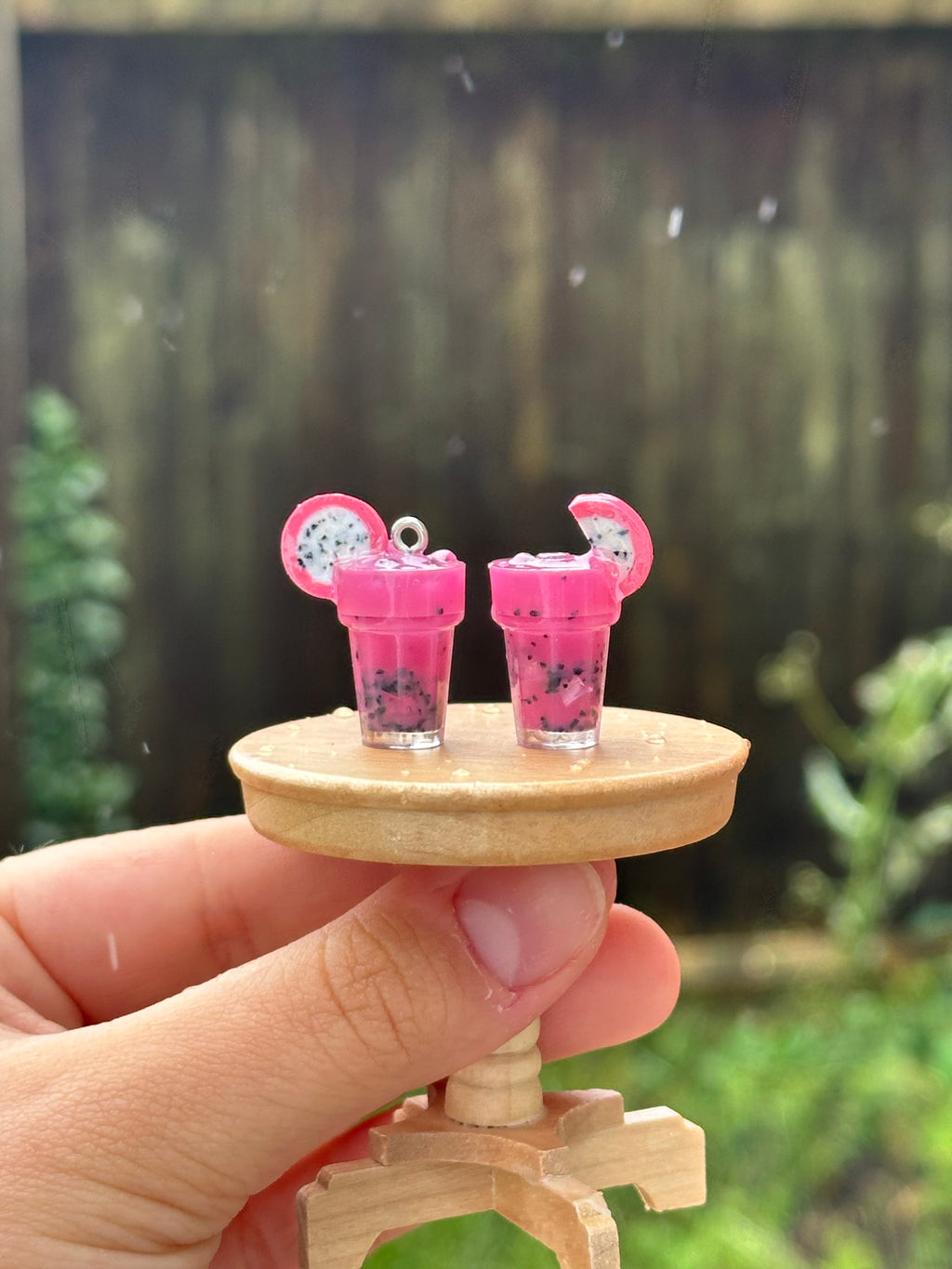 Dragon Fruit Smoothie Phone Charm