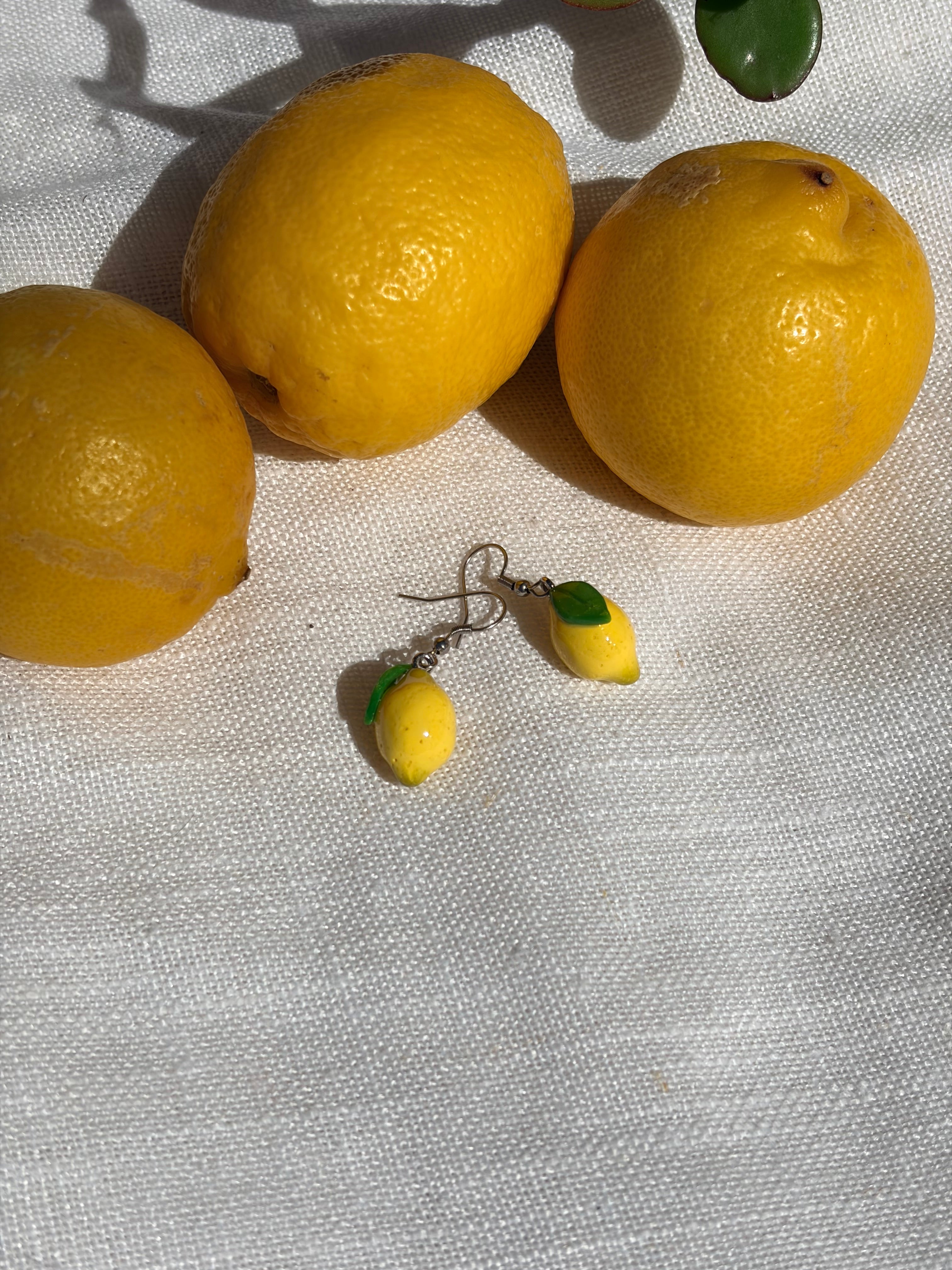 Lemon Earrings