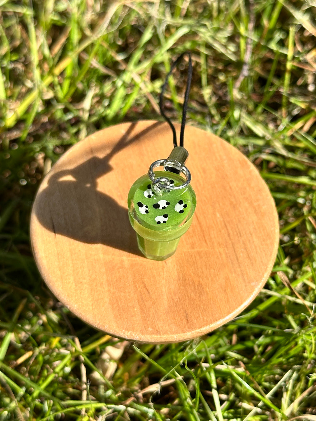 Sheep Matcha Latte Phone Charm