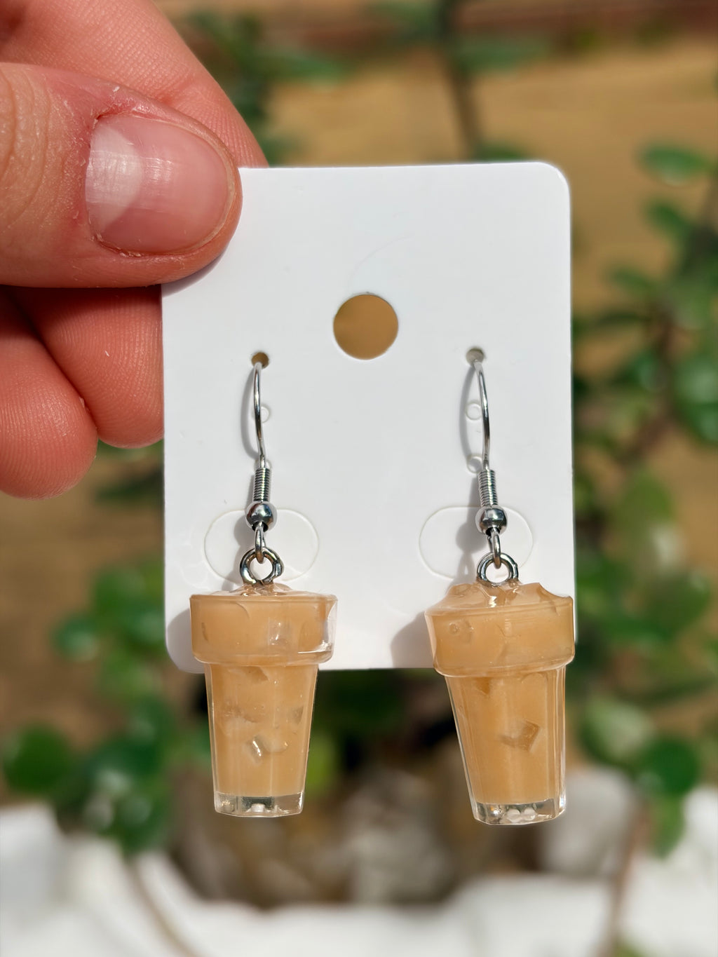 Iced Coffee Earrings