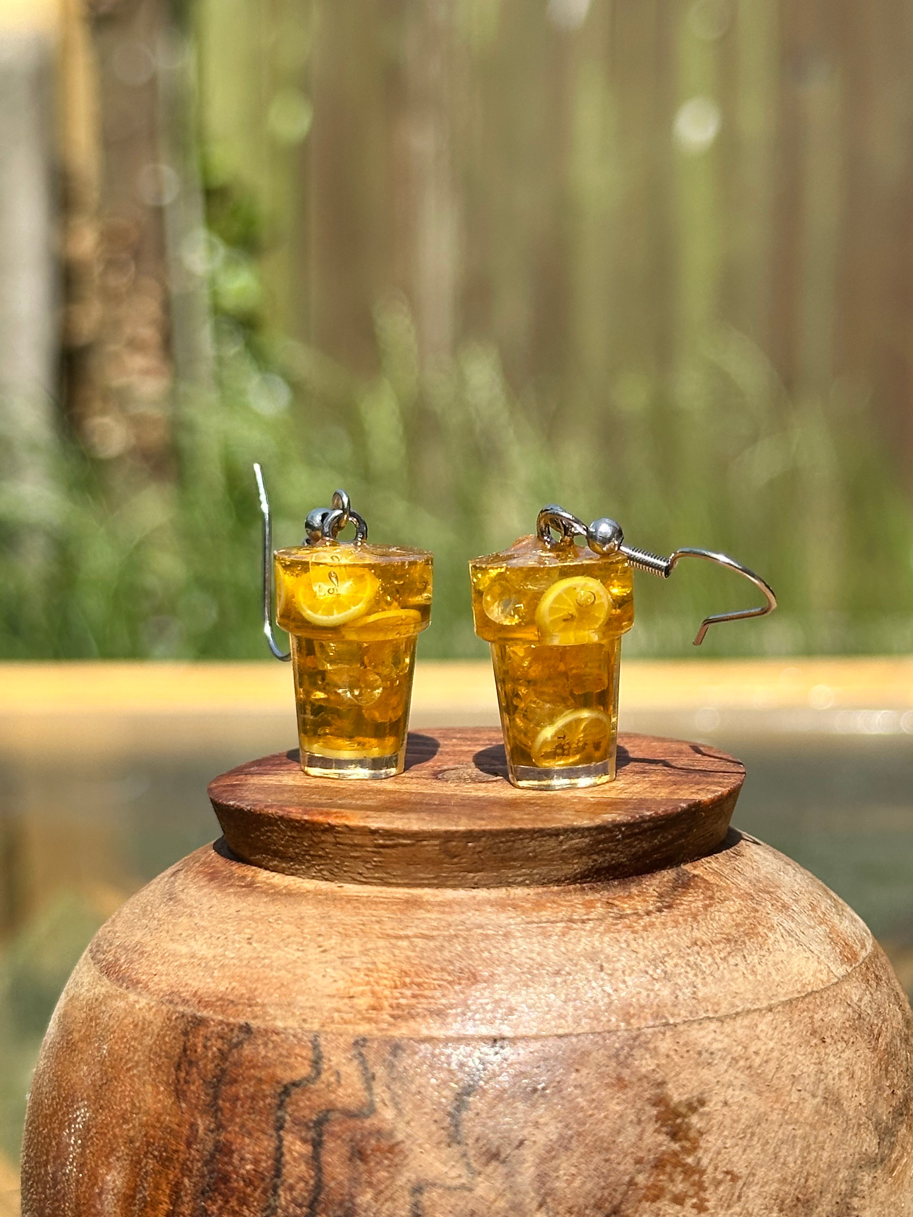 Lemon Ice Tea Earrings