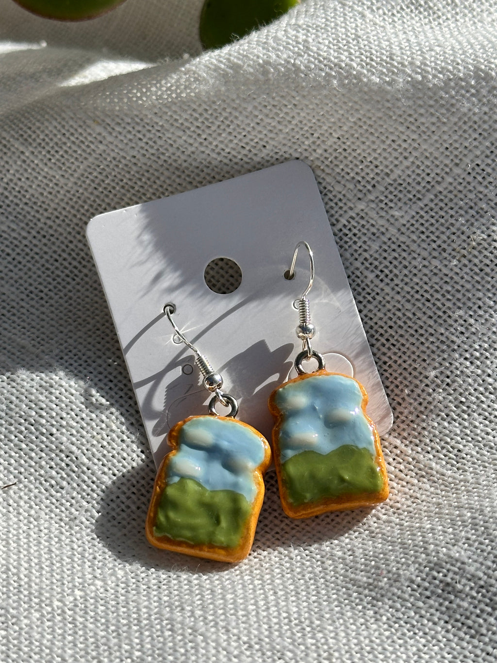 Matcha Cloud Toast Earrings