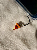 Black Olive Pizza Phone Charm