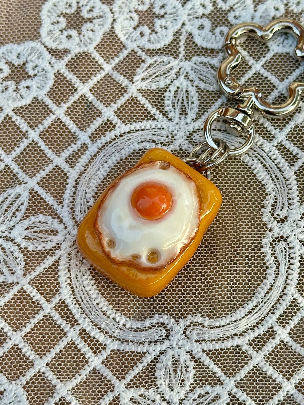 Egg on Toast Keychain