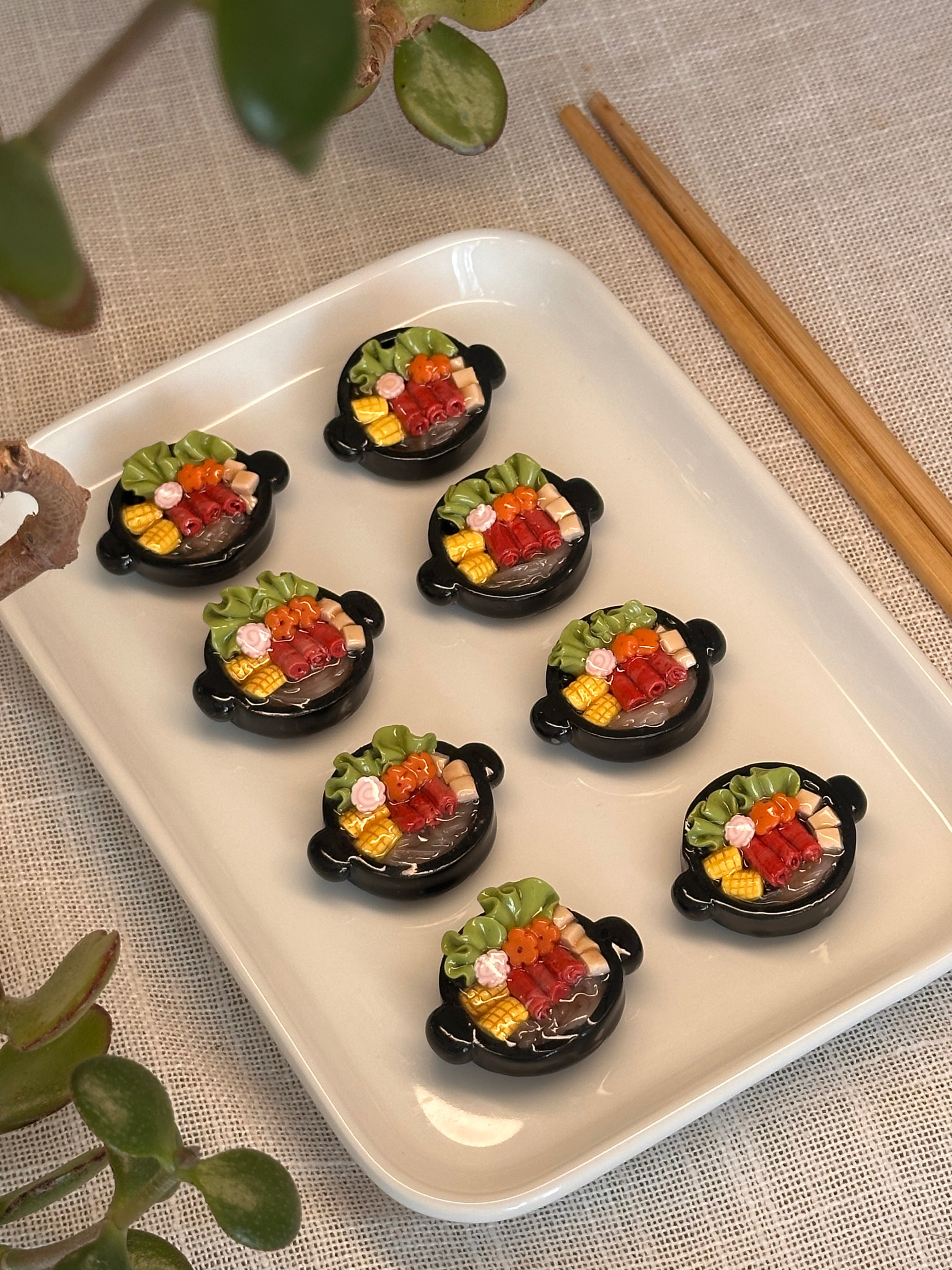 Hotpot Keychain or Magnet