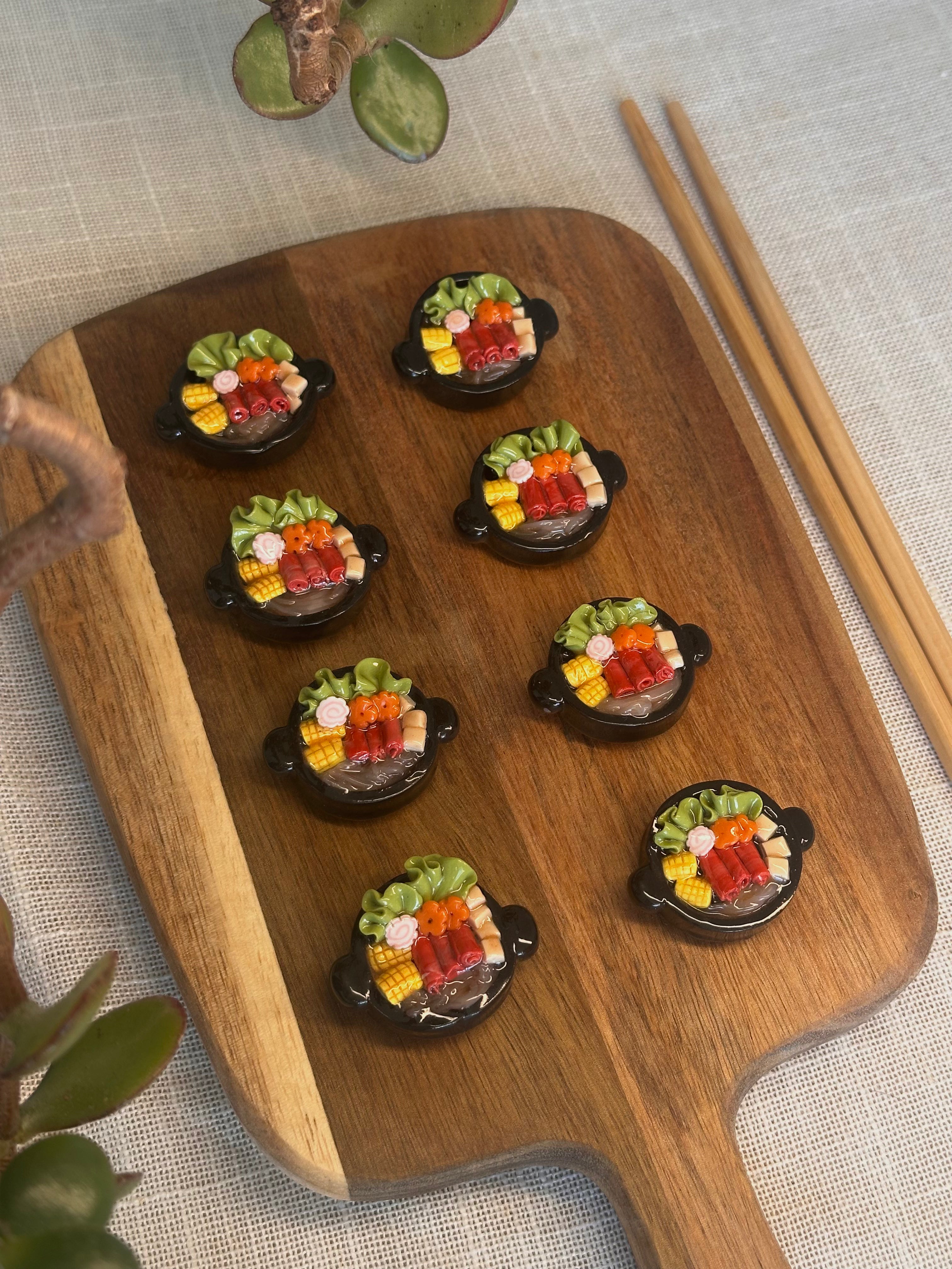 Hotpot Keychain or Magnet