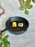 Sunny Side Up Egg on Toast Pin Badge