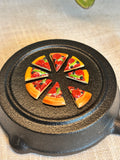 Green Pepper Pizza Magnet