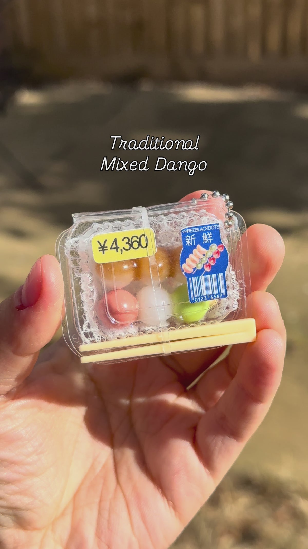 Dango & Tanghulu Customisable Keychain